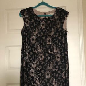 Loft black/nude dress